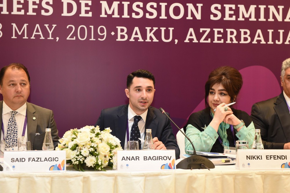 Avropa MOK nümayəndə heyətlərinin rəhbərləri Bakıda - FOTOLAR