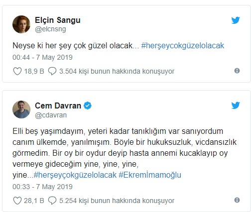 Məşhurlar İmamoğluna belə dəstək oldu -  FOTO