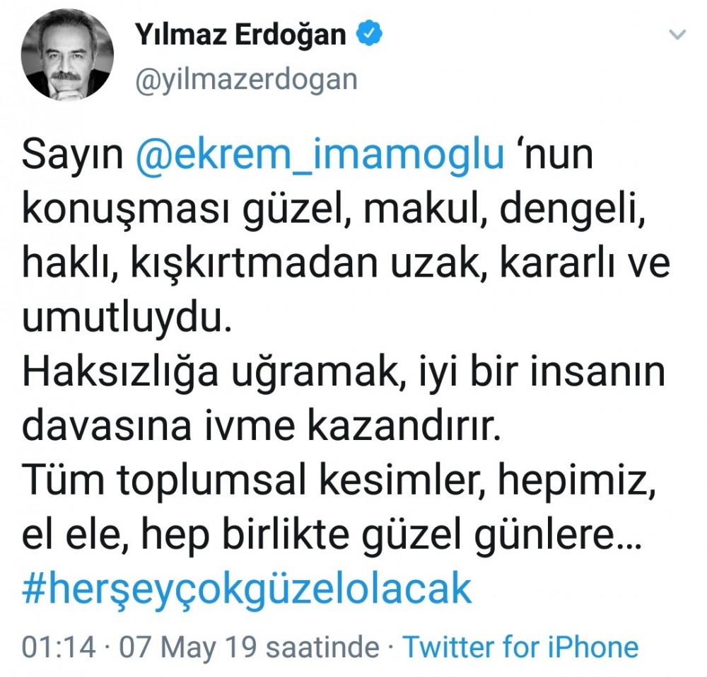 Məşhurlar İmamoğluna belə dəstək oldu -  FOTO