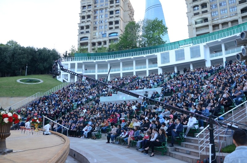 Yaşıl Teatrda təntənəli konsert keçirilib - FOTO