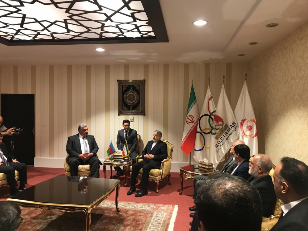 Azad Rəhimov iranlı həmkarı ilə gələcək əməkdaşlıqdan danışdı - FOTO