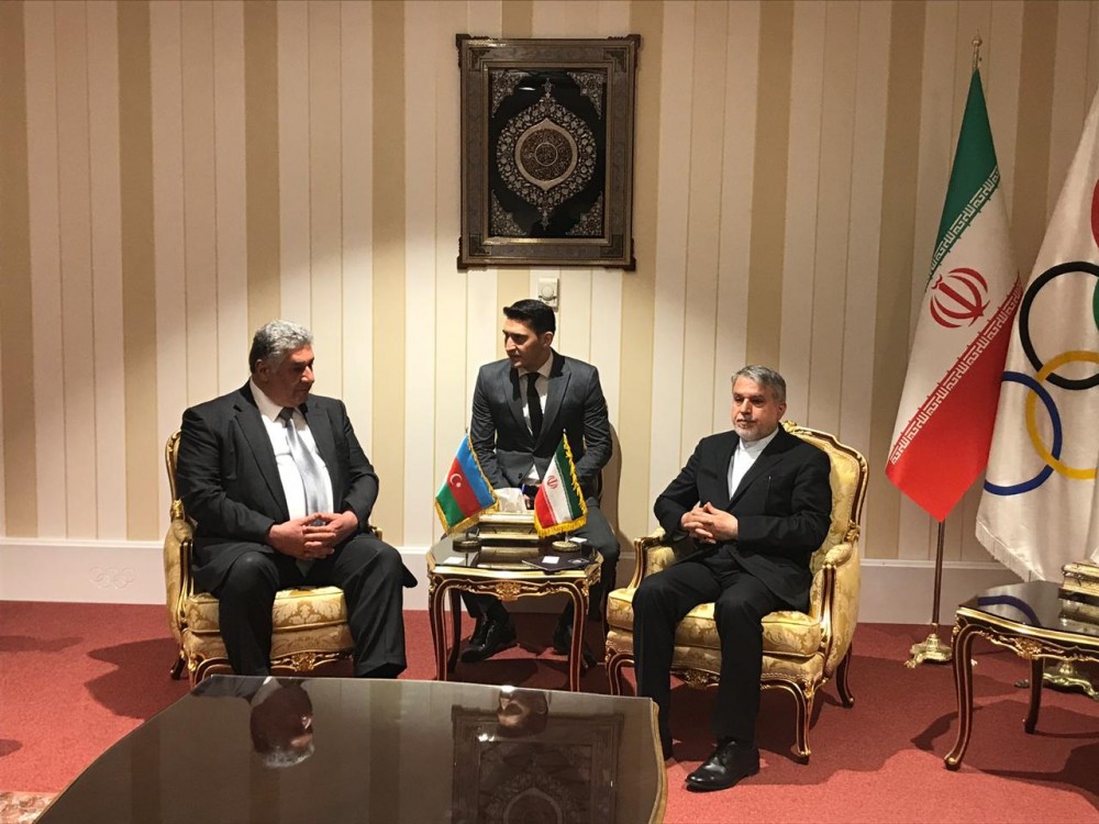 Azad Rəhimov iranlı həmkarı ilə gələcək əməkdaşlıqdan danışdı - FOTO