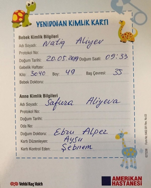 Səfurə üçüncü dəfə ana oldu: adını Natiq qoydular ...