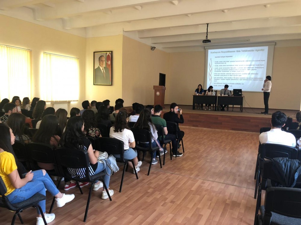 ATMU-da Qida Təhlükəsizliyinə dair maarifləndirilmə tədbiri oldu - FOTO