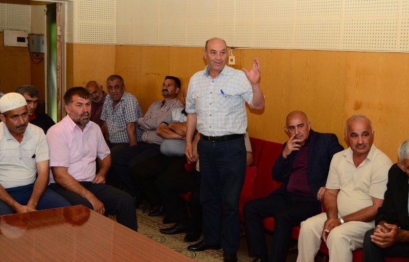 Cavid Osmanov Orta Ləki kəndində görüş keçirib - FOTOLAR