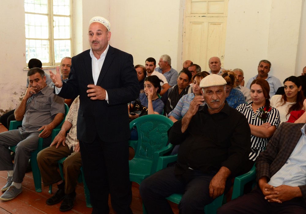 Cavid Osmanov Aşağı Ləkidə görüş keçirdi - FOTOLAR
