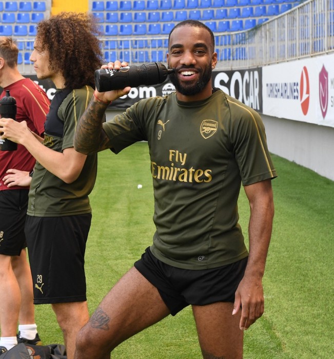 “Arsenal” Bakıda ilk məşqə çıxdı - FOTOLAR