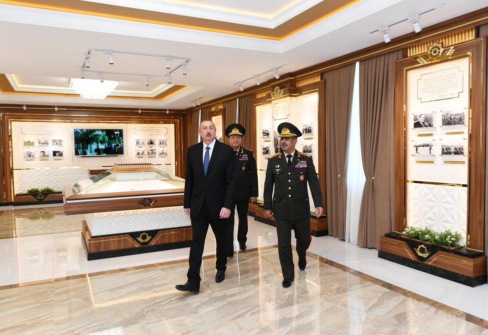 Prezident Cəmşid Naxçıvanski adına Hərbi Liseydə - FOTOLAR