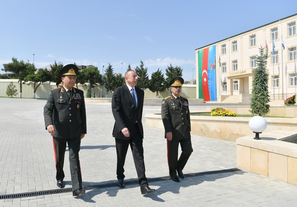 Prezident Cəmşid Naxçıvanski adına Hərbi Liseydə - FOTOLAR