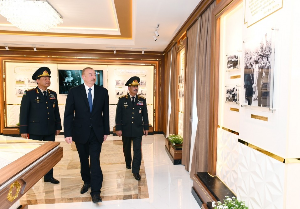 Prezident Cəmşid Naxçıvanski adına Hərbi Liseydə - FOTOLAR