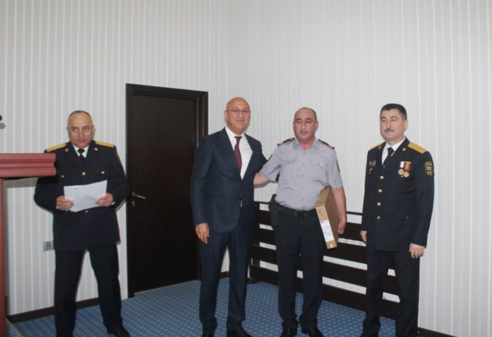 Nizami rayonunda Polislərin peşə bayramı qeyd edildi - FOTOLAR