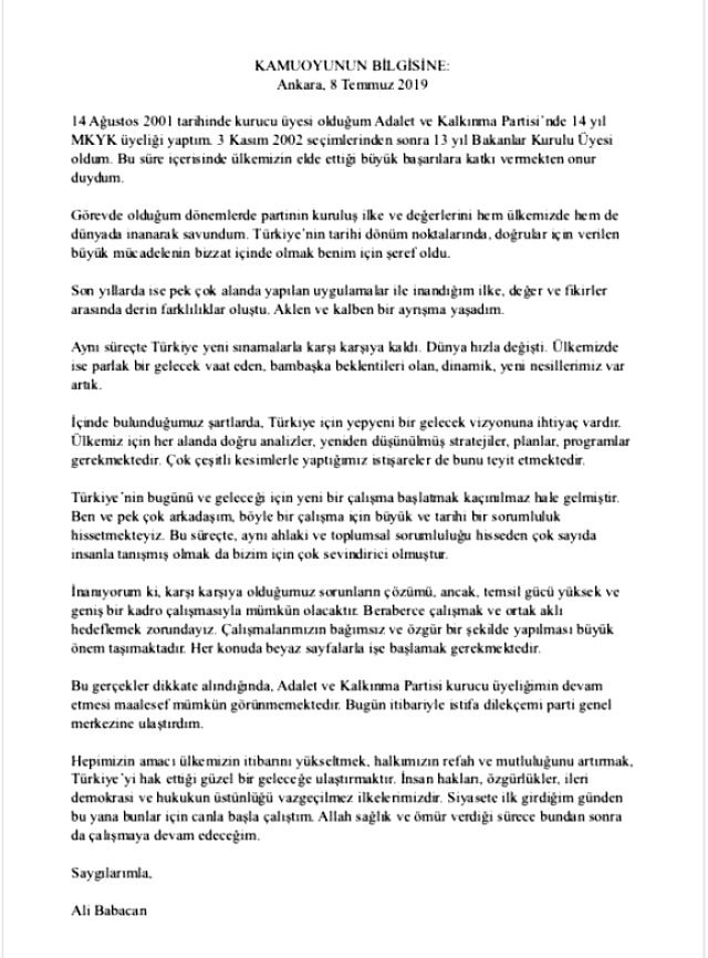Türkiyə bu istefa xəbəri ilə "qarışdı" 