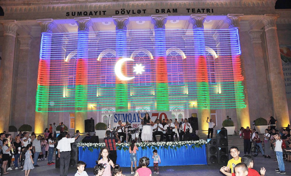 Sumqayıtda Heydər Əliyevin hakimiyyətə gəlişinin 50-ci ildönümü qeyd edildi - FOTOLAR