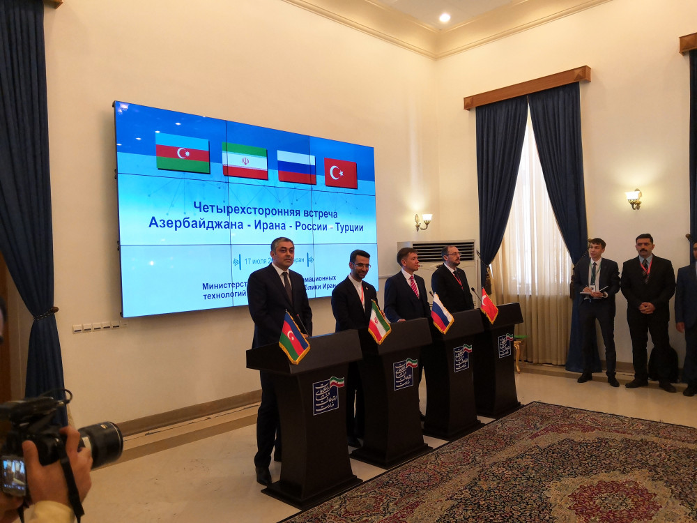 Ramin Quluzadə İranda görüşlər keçirib - FOTO