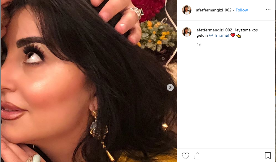 Afət Fərmanqızı 2-ci dəfə ərə gedir - FOTO