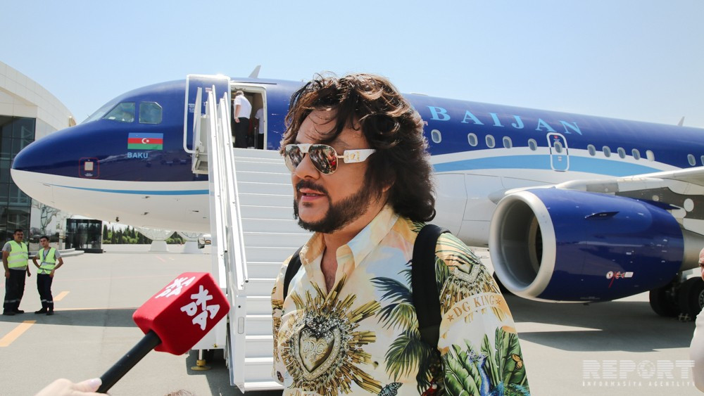 Filip Kirkorov uşaqları ilə birgə Bakıda - FOTOLAR