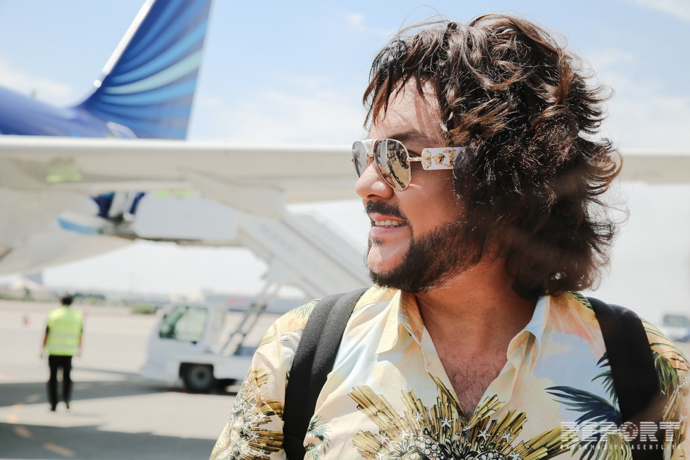 Filip Kirkorov uşaqları ilə birgə Bakıda - FOTOLAR