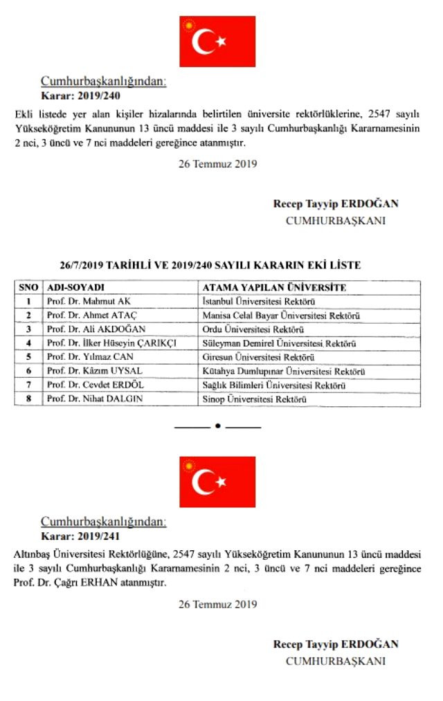 Bu universitetlərə yeni rektor təyin edildi 