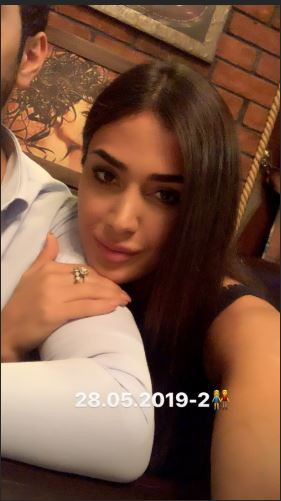 Pərvin Abıyeva sevgilisi ilə - FOTO