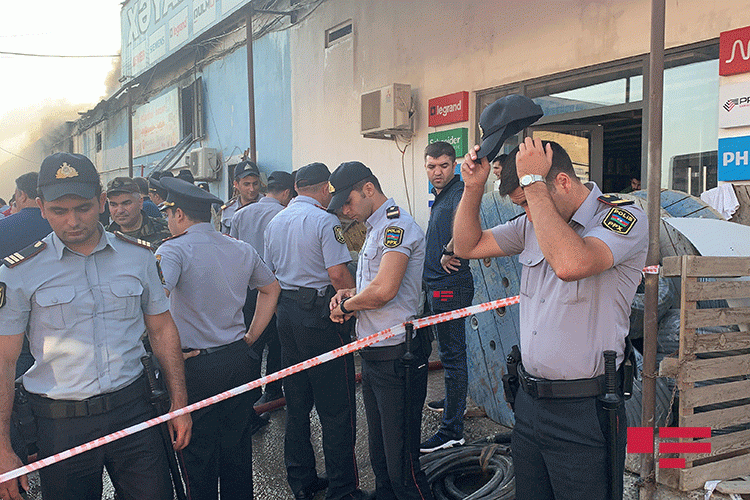 "Sədərək"də güclü yanğın: 7 nəfər zəhərlənib - FOTO (YENİLƏNİB -1)