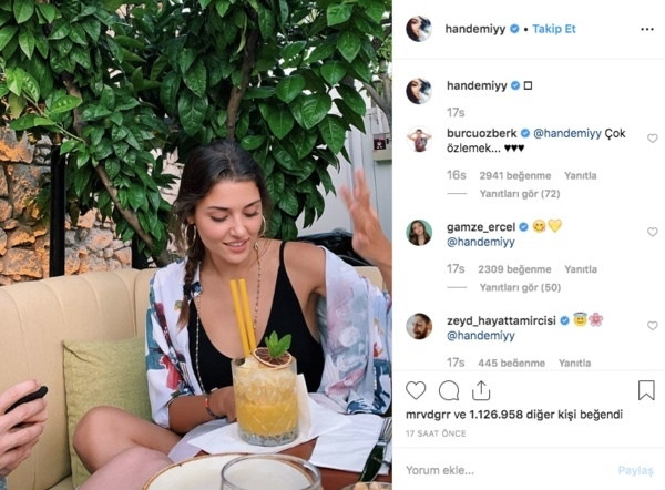 Bikinili fotosu 1 milyon topladı 