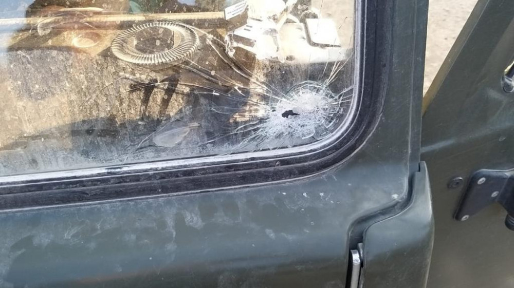 Düşmən hərbi yük nəqliyyat vasitəsini ATƏŞƏ TUTDU - FOTO