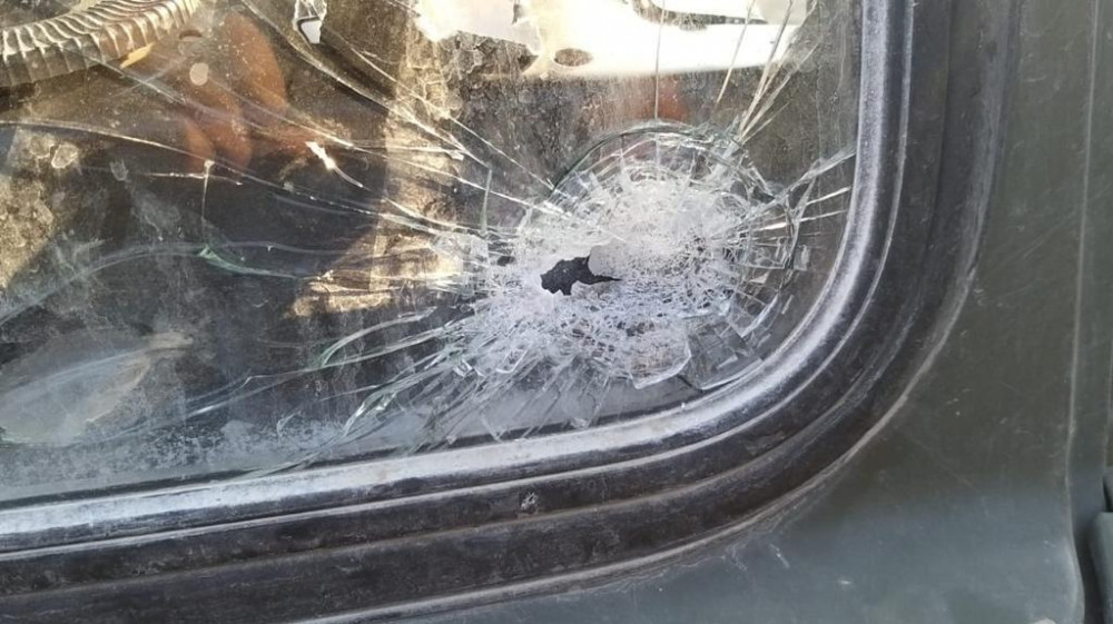 Düşmən hərbi yük nəqliyyat vasitəsini ATƏŞƏ TUTDU - FOTO