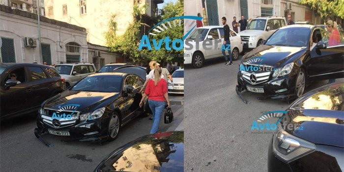 Mətanət Əsədova Bakıda qəzaya düşdü - FOTO