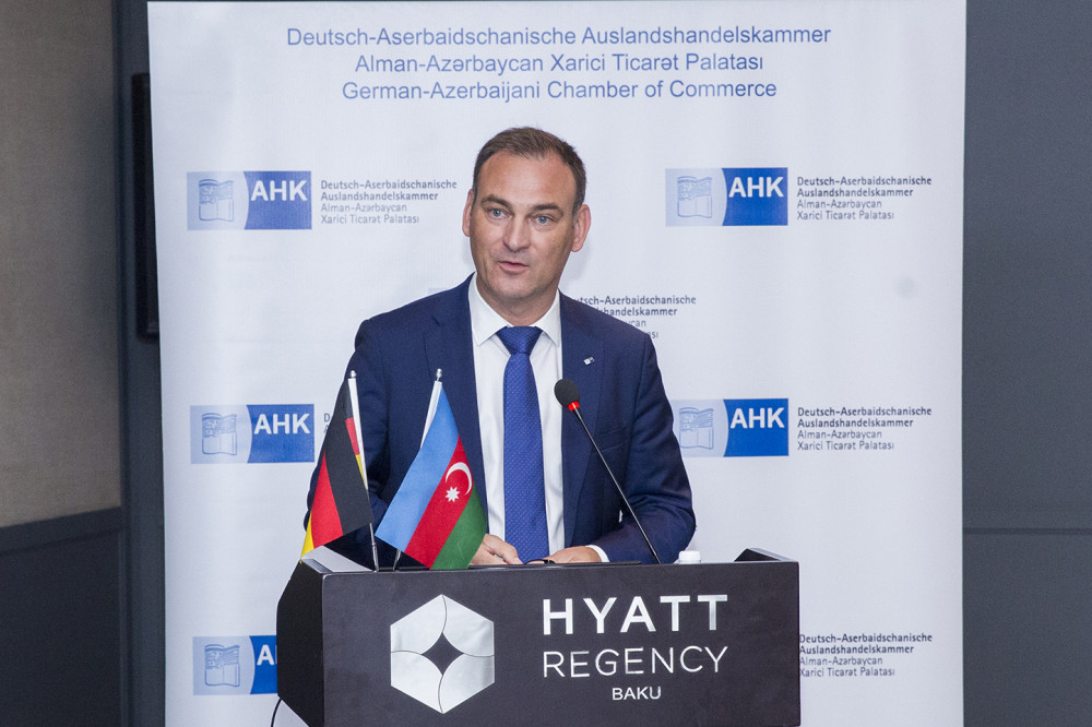 Alman-Azərbaycan Xarici Ticarət Palatasının üzvləri ilə görüş keçirilib - FOTO