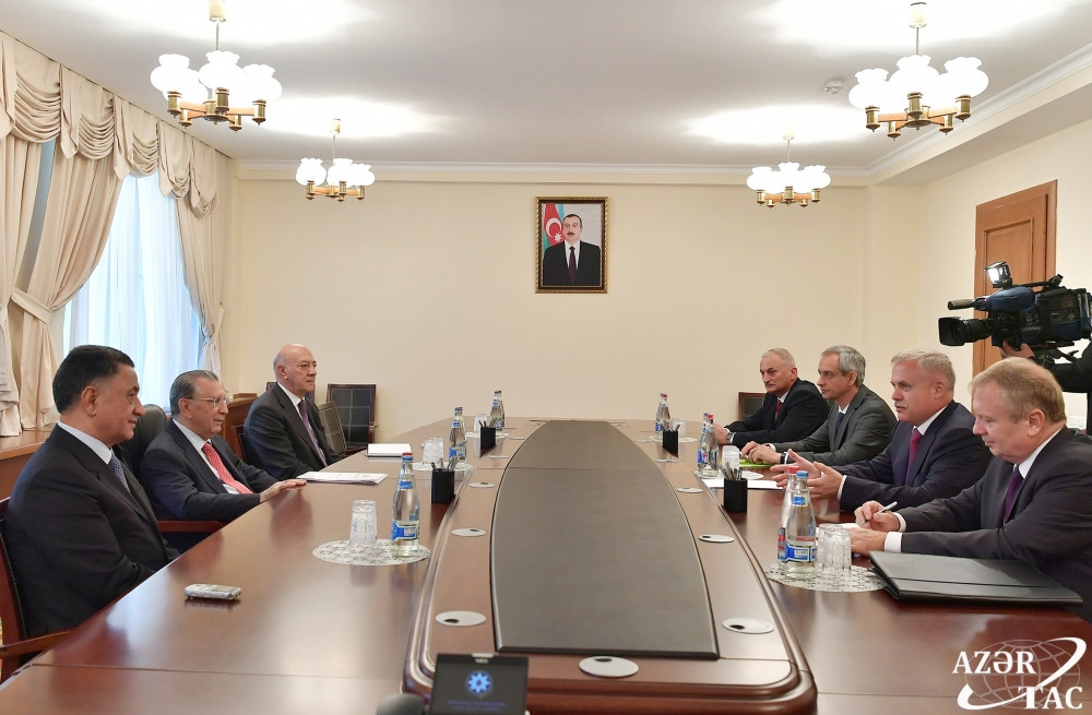 Ramiz Mehdiyev, Ramil Usubov və Fuad Ələsgərov bir arada - dövlət katibi ilə görüş (FOTO)