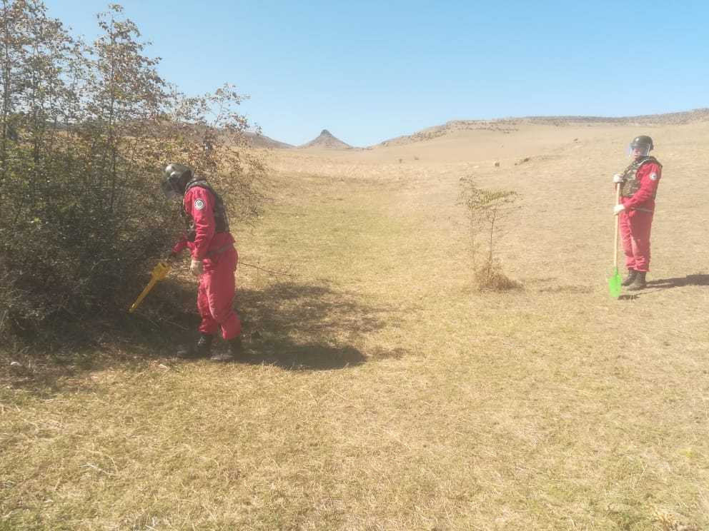 Qazaxda top mərmisi aşkarlanıb - FOTO