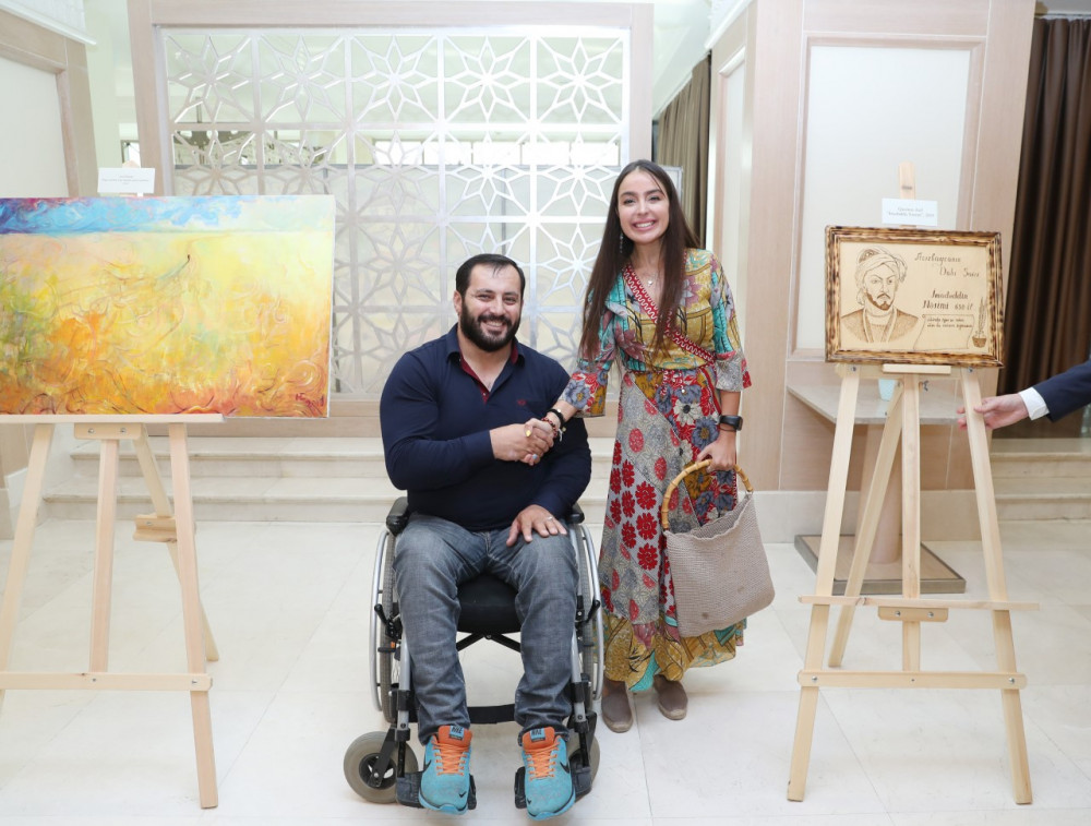 Leyla Əliyeva “Nəsimi” antreprizasının təqdimatında - FOTOLAR