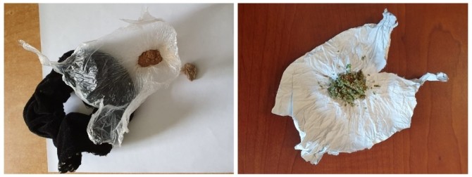 Əri üçün saçında heroin gizlədən qadın yaxalandı - FOTO