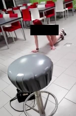 Klubun bazasında BİABIRÇILIQ: Yerdə sürünən çılpaq qadın... (FOTO)