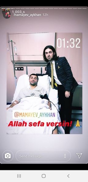 Karateçimiz Ayxan Mamayev xəstəxanaya yerləşdirildi - FOTO