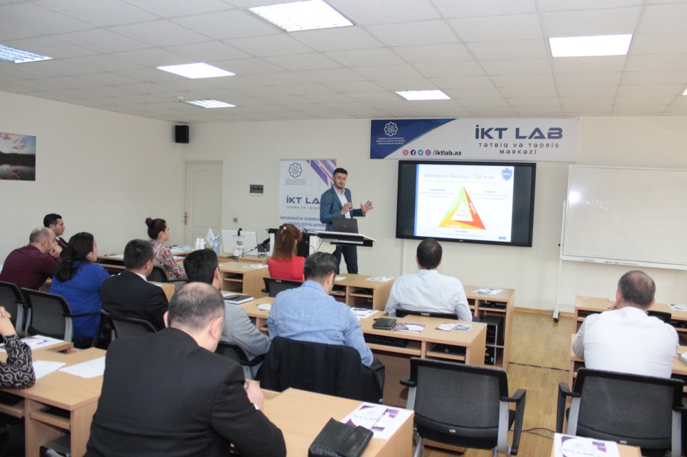 “Kibertəhlükəsizlik: kritik risklər” adlı təlim keçirilib - FOTOLAR