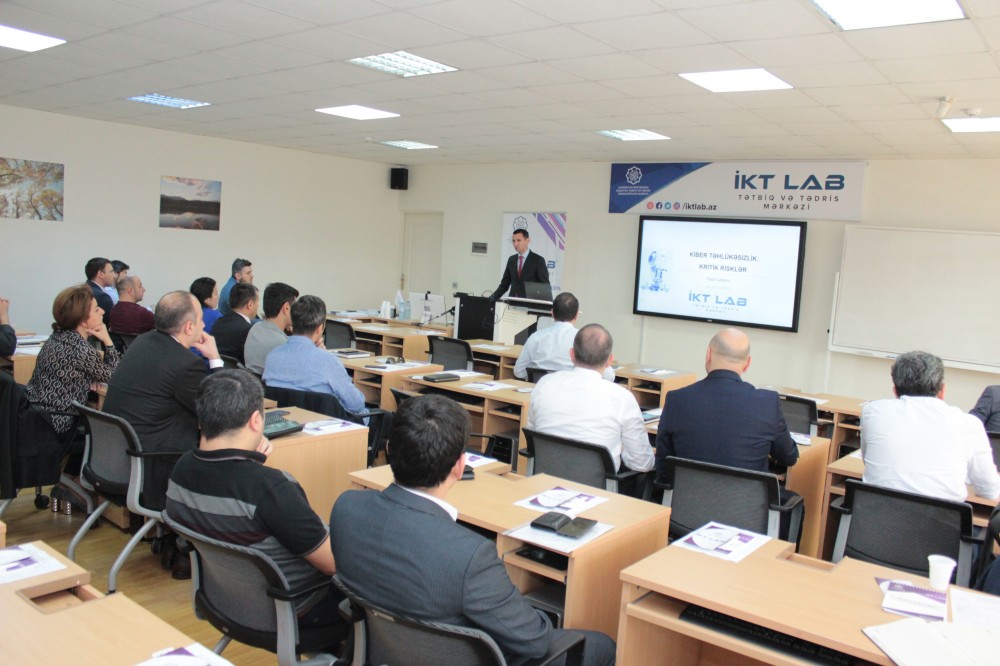 “Kibertəhlükəsizlik: kritik risklər” adlı təlim keçirilib - FOTOLAR