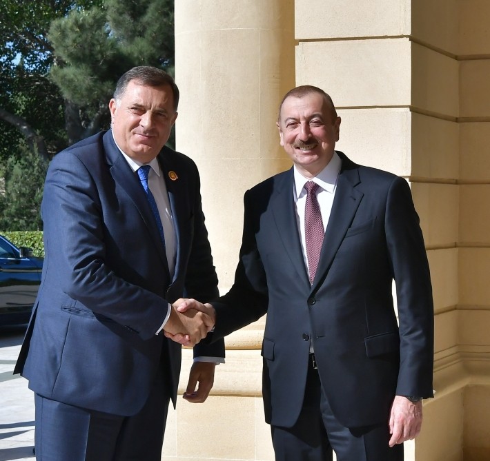 Prezident Milorad Dodik ilə görüşdü - Foto