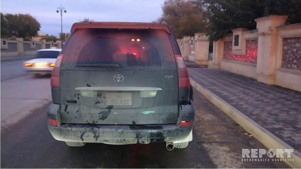 Kürdəmirdə "Qaz-29" "Toyota Prado"ya çırpıldı - FOTO