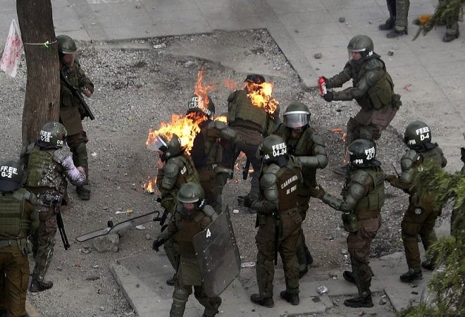 23 nəfər öldüyü etiraz aksiyasından - FOTOLAR