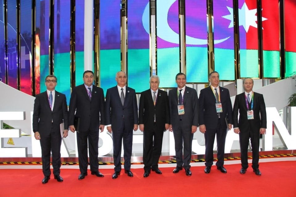 Şahin Mustafayev Çin və Fransa prezidenti ilə... - FOTOLAR