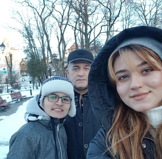 Mələkxanım Əyyubova polkovnik əri ilə - FOTOLAR