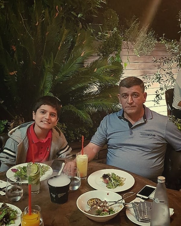 Mələkxanım Əyyubova polkovnik əri ilə - FOTOLAR