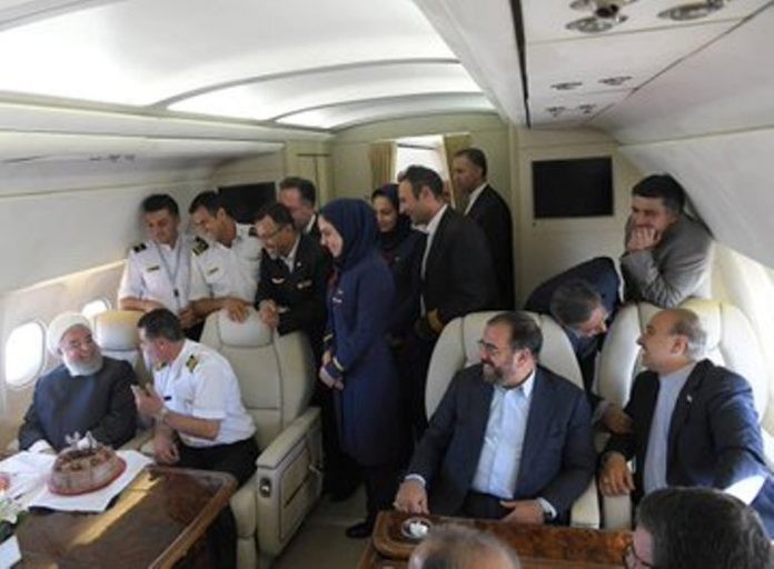 Ruhani ad gününü səmada qeyd etdi - FOTO