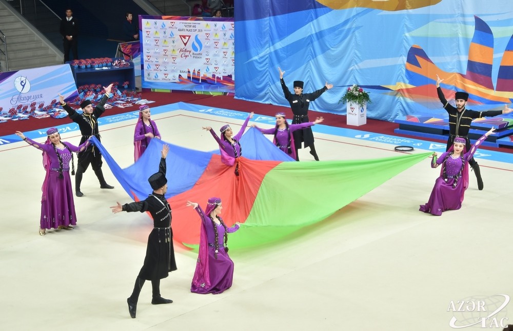 Bakıda gimnastika üzrə beynəlxalq turnirin açılışından - FOTOLAR