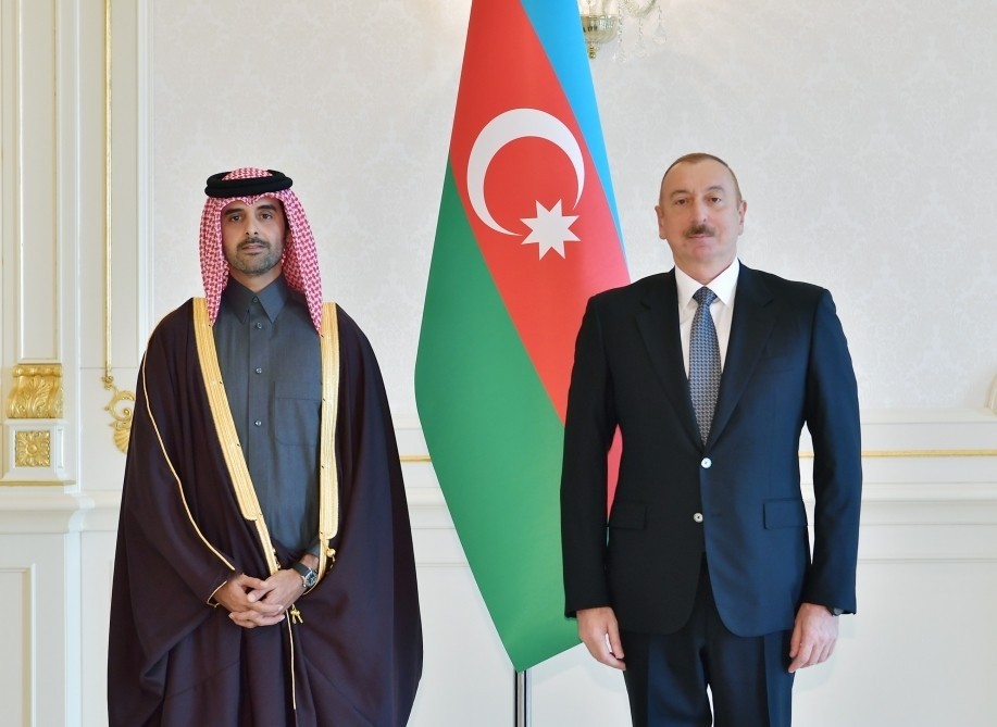İlham Əliyev yeni səfirlərin etimadnamələrini qəbul etdi - FOTOLAR