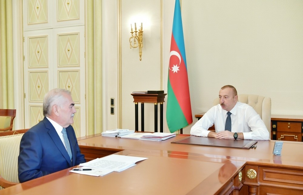 İlham Əliyev Vasif Talıbovu qəbul etdi - FOTO