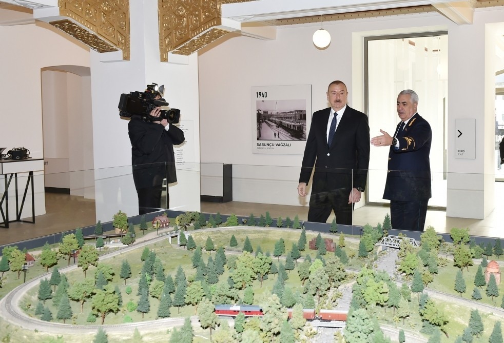 İlham Əliyev Pirşağı stansiyasında - FOTOLAR-YENİLƏNİB