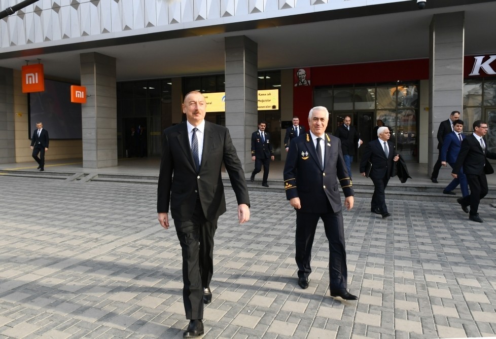 İlham Əliyev Pirşağı stansiyasında - FOTOLAR-YENİLƏNİB