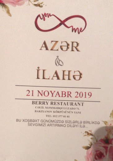 Vüsalənin keçmiş əri üçüncü dəfə evlənir - FOTO